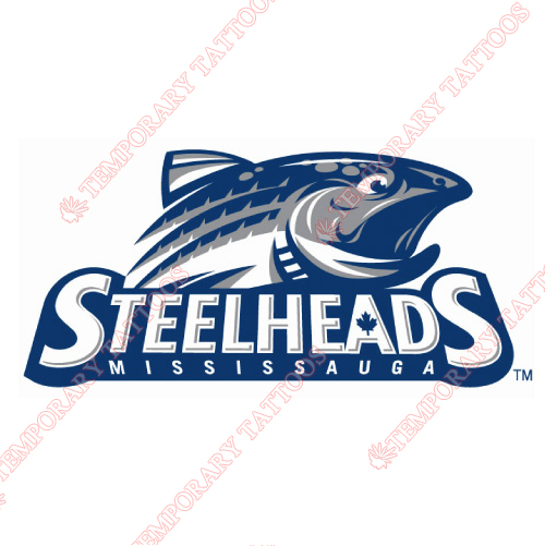 Mississauga Steelheads Customize Temporary Tattoos Stickers NO.7348